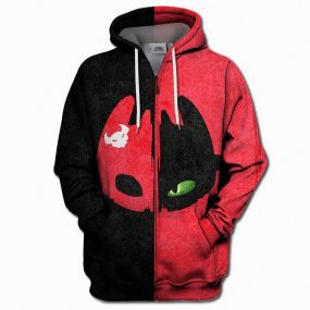 Dragon and Monster all over print Hoodie / T-Shirt
