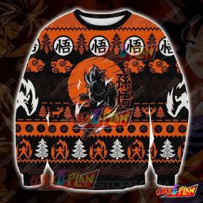 Dragon Ball 1710 3D Print Ugly Christmas Sweatshirt
