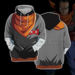 Dragon Ball Android 17 Cosplay Hoodie