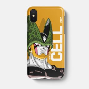 Dragon Ball Anime Character Cell Tempered Glass iPhone Case