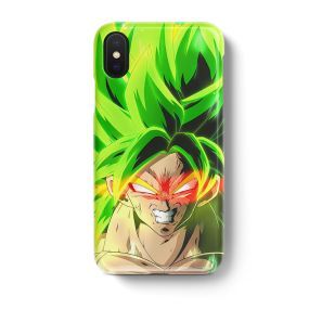 Dragon Ball Anime Character Son Goku Tempered Glass iPhone Case