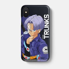Dragon Ball Anime Character Trunks Tempered Glass iPhone Case