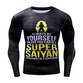 Dragon Ball Compression Long Sleeves Super Saiyan Shirt