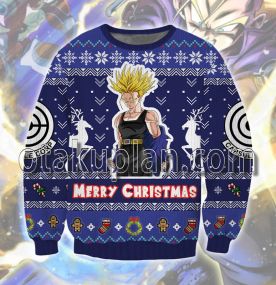 Dragon Ball Future Trunks 3D Printed Ugly Christmas Sweater