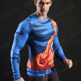 Dragon Ball Goku Long Sleeve Compression Shirts For Men