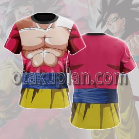 Dragon Ball Goku Super Saiyan 4 Cosplay T-shirt