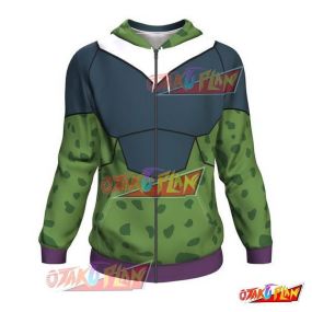 Dragon Ball Perfect Cell Zip Up Hoodie