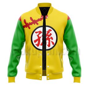 Dragon Ball Son Gohan Kid Varsity Jacket