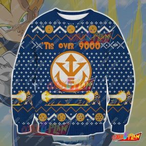 Dragon Ball Vegeta Its Over 3D Print Ugly Christmas Sweatshirt