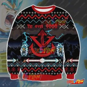 Dragon Ball Vegeta Son Goku 3D Print Ugly Christmas Sweatshirt