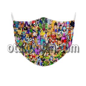 Dragon Ball Z All Characters Face Mask