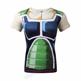 Dragon Ball Z Bardock Short Sleeve Compression Shirt For Men