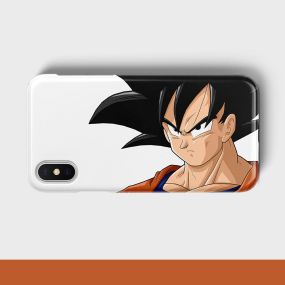 Dragon Ball Z Son Goku Tempered Glass iPhone Case