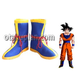 Dragon Ball Son Goku Blue Cosplay Shoes