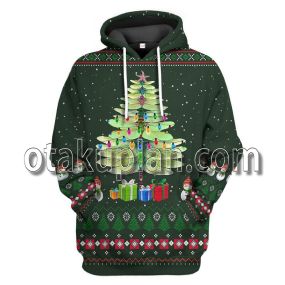Dragonfly Ugly Christmas Tree T-Shirt Hoodie