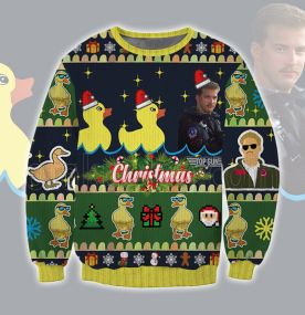 Duck Duck Goose Top Gun 2023 3D Printed Ugly Christmas Sweatshirt