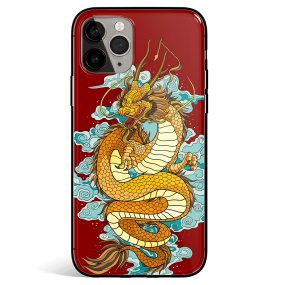 Eastern Dragon Tempered Glass iPhone Case