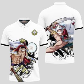 Edward Newgate One Piece Anime Polo Shirts