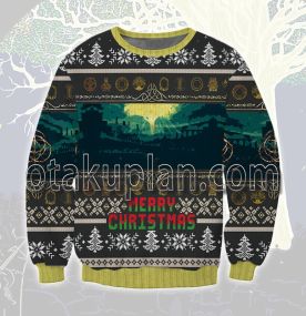 Elden Ring Lands Between 3D Printed Ugly Christmas Sweatshirt