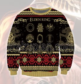 Elden Ring Magic Faction 3D Printed Ugly Christmas Sweatshirt