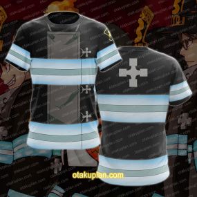 Enen No Shouboutai Ni No Shou Fire Uniform Cosplay T-Shirt
