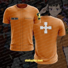 Enen No Shouboutai Ni No Shou Uniform Cosplay T-Shirt