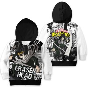Eraser Head Kids Hoodie Custom Manga Mixed Anime