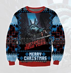 Escape From New York 3D Printed Ugly Christmas Sweatshirt