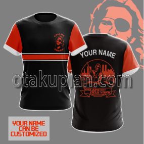 Escape From New York Call Me Snake Black and Red Custom Name T-shirt