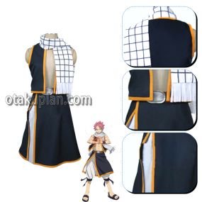 Anime Etherious Natsu Dragneel Classic Suit Cosplay Costume