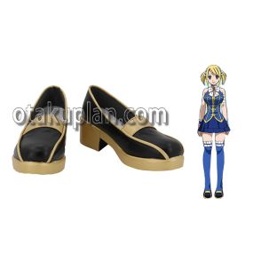 Anime Lucy Heartfilia Blue Dress Cosplay Shoes
