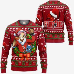 Anime Natsu Dragneel Ugly Christmas Sweatshirt Hoodie