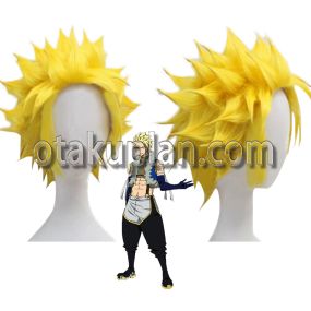 Anime Sting Eucliffe Golden Yellow Cosplay Wigs