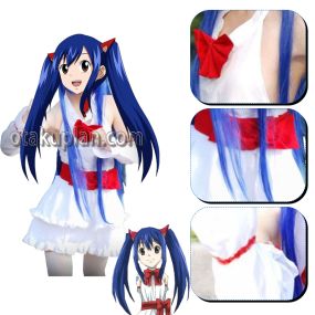 Anime Wendy Marvell White Dress Cosplay Costume