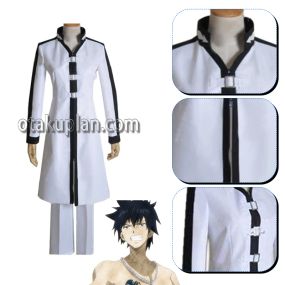 Anime Jellal Fernandes White Suit Cosplay Costume