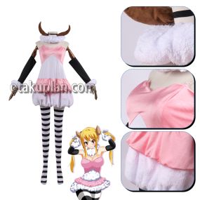 Anime Lucy Heartfilia Pink Full Set Cosplay Costume