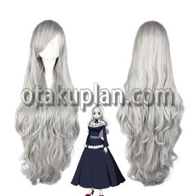 Anime Mirajane Strauss Silver White Cosplay Wigs