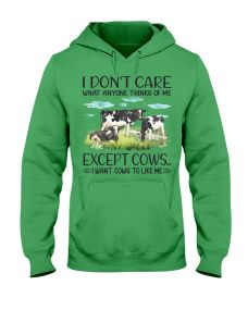 Farmer Cow - I Want Cows To Like Me Hoodie