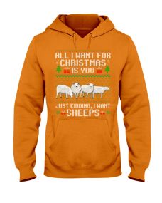Farmer Sheep - All I Want For Chirstmas Is You Hoodie