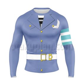 Fate Grand Order Fgo Minamoto Police Long Sleeve Compression Shirt