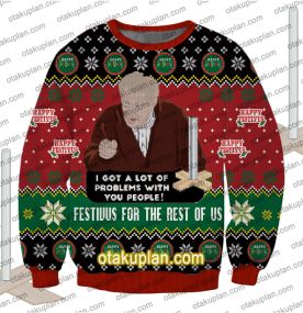 Festivus ForThe Rest Of Us 3D Print Ugly Christmas Sweatshirt