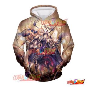 Fate Grand Order Jeanne d'Arc x Alter Anime Poster Hoodie FGO236