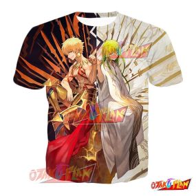 Fate Grand Order Enkidu x Gilgamesh Cool Graphic T-Shirt FGO240