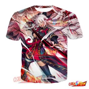 Fate Grand Order Okita Souji Alter Action Graphic T-Shirt FGO244