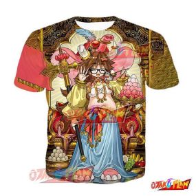 Fate/grand Order FGO Moon Cancer Great Statue God Version 3 T-Shirt