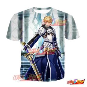 Fate/grand Order FGO Saber Arthur Pendragon Prototype Version 2 T-Shirt