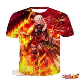 Fate/grand Order FGO Alterego Okita Souji Alter Version 2 T-Shirt