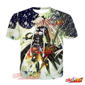 Fate/grand Order FGO Alterego Okita Souji Alter Version 3 T-Shirt