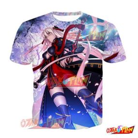 Fate/grand Order FGO Alterego Okita Souji Alter Version 4 T-Shirt