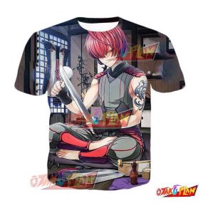 Fate/grand Order FGO Assassin Fuuma Evil-wind Kotarou Version 4 T-Shirt